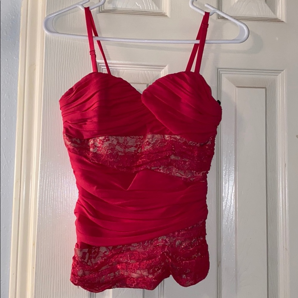 BEBE hot pink top